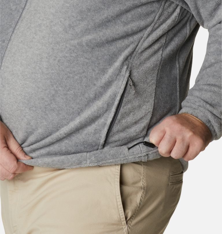 Men's Columbia Steens Mountain 2.0 Full Zip Fleece Jackets Grey | Plus Size CA-B63L8